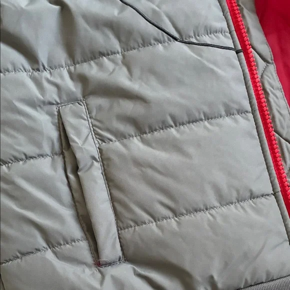 True Religion Gray and Red Kids Puffer Jacket - Picture 7 of 10
